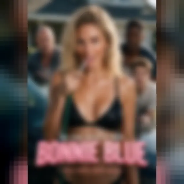 Blurred Candy poster of the sealed AI porn short My Stepsister is Back – Bonnie Blue
